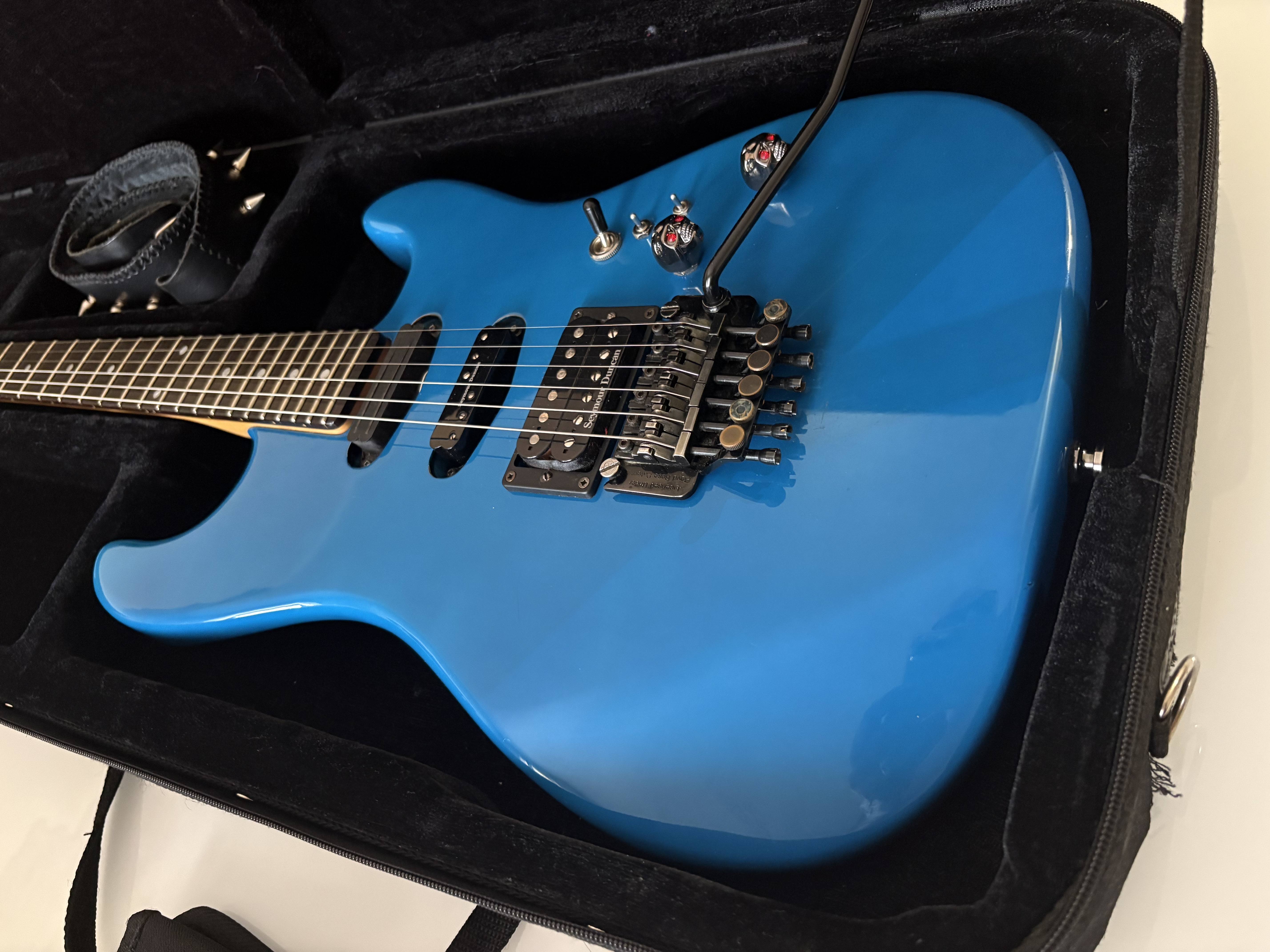 B.C. RICH ST3 MADE IN JAPAN ‘85 SEYMOUR DUNCAN GROVER GIGBAG